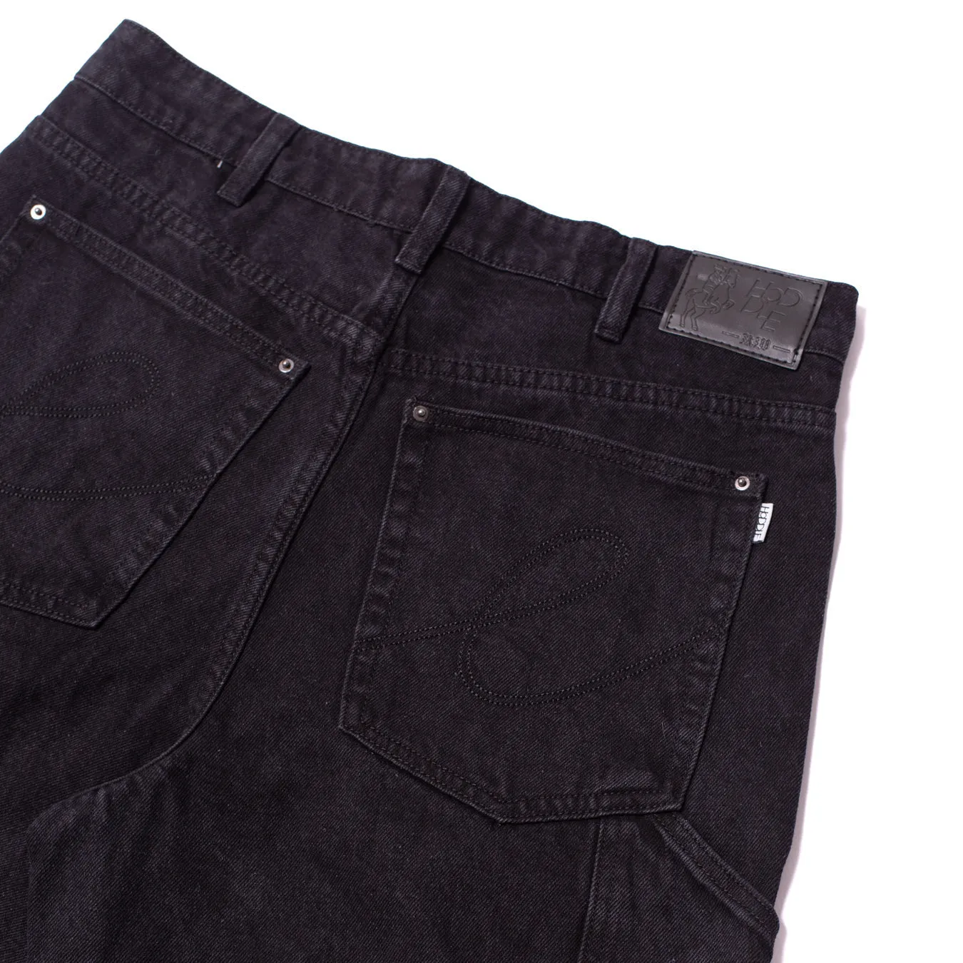 16 Ounce Denim Double Knee Carpenter Jean - Black