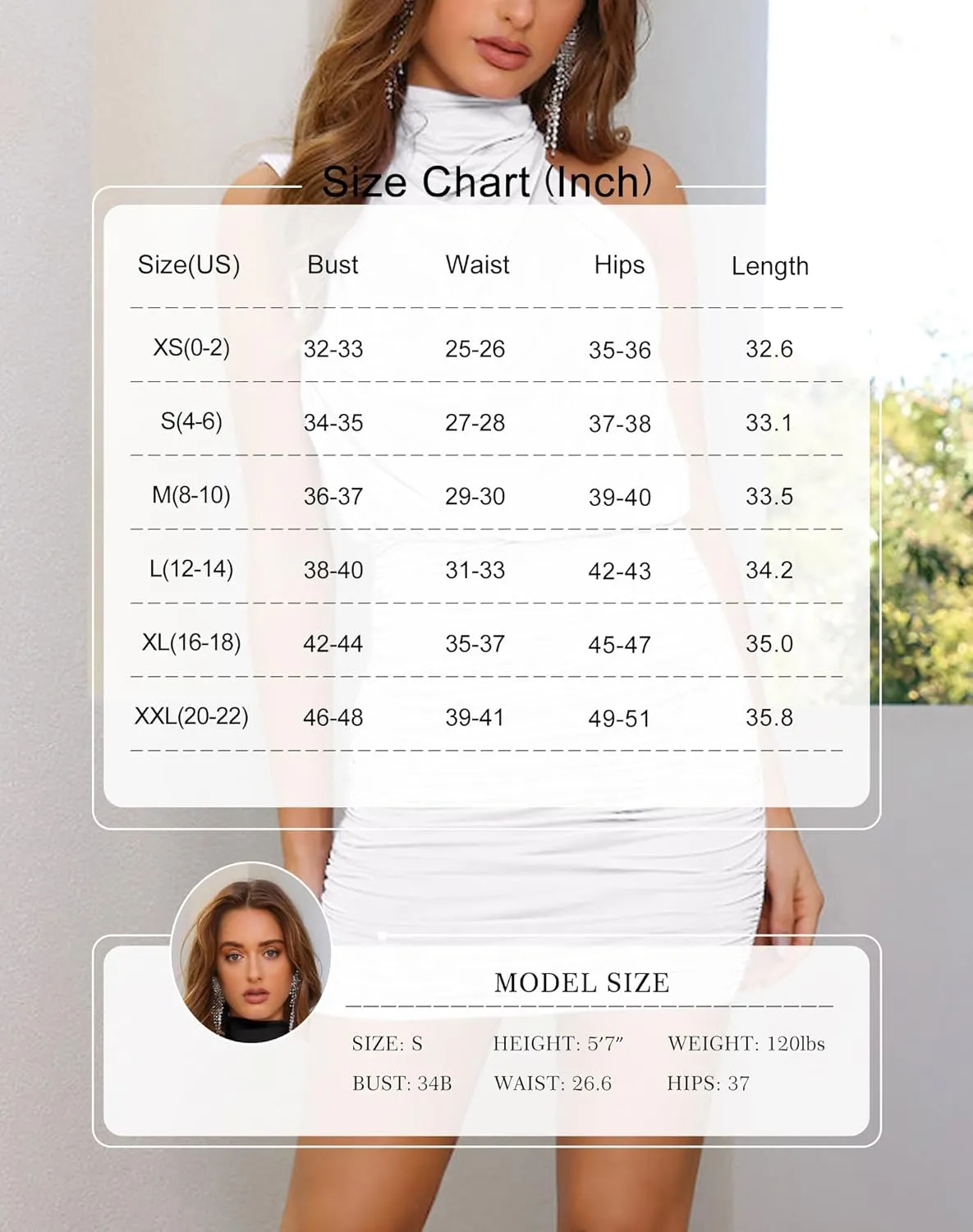 Annebouti 2025 Women's Summer Spring Ruched Wedding Guest Dresses Sleeveless Mock Neck Mini Cocktail Party Dress