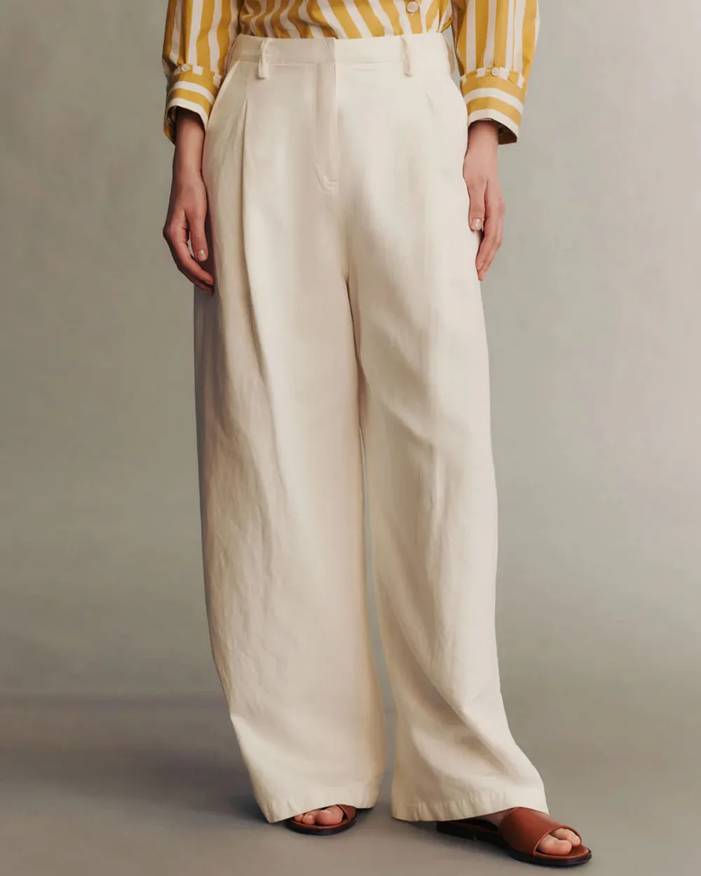 Greene Street Denim Pant in White