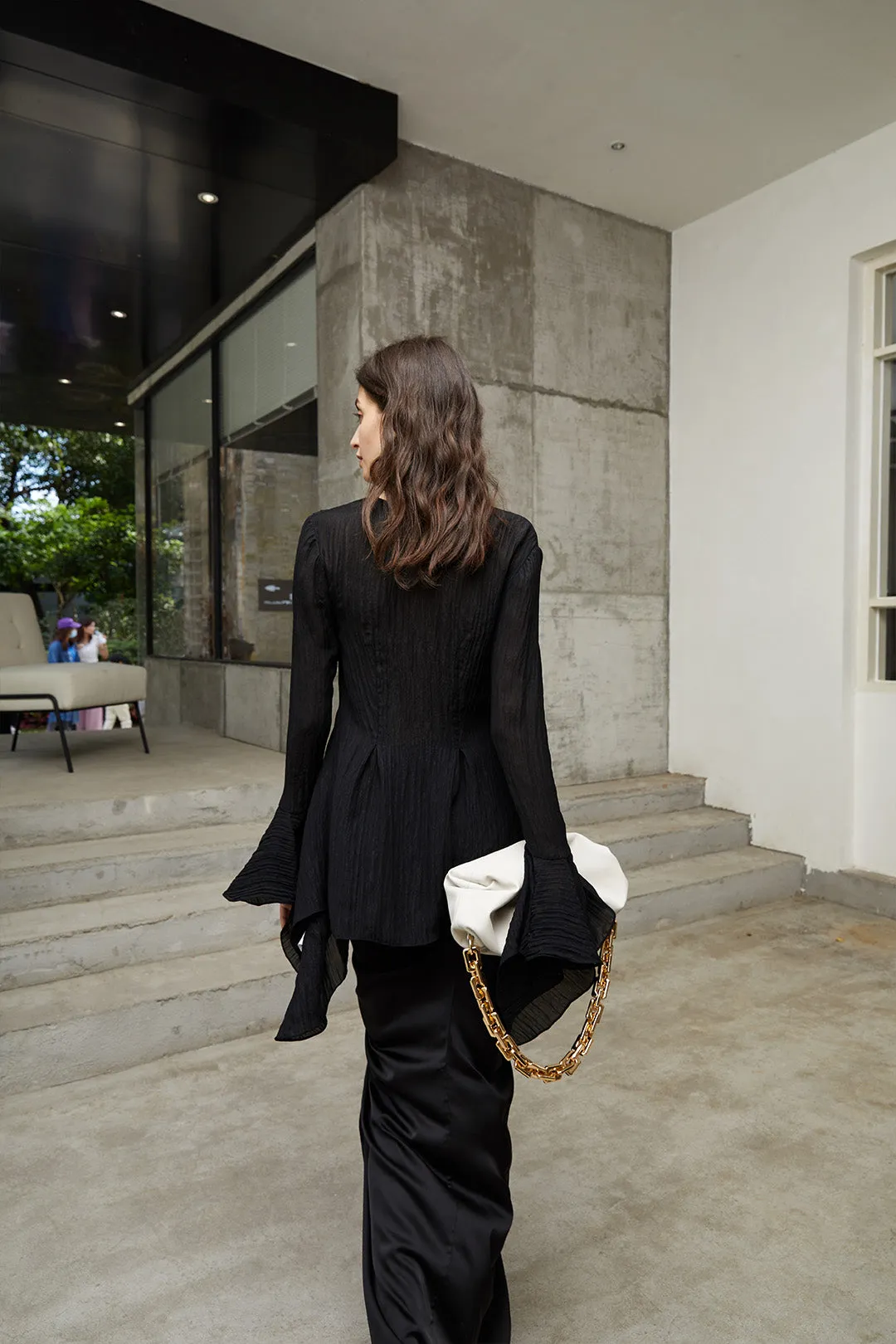 Half-breasted shir | tDark shirt | Street shirt
