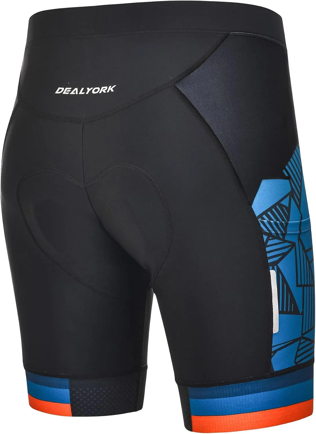 Padded Cycling Shorts Men's Cycling Underwear with 3D Padding Ergonomic Biking Bicycle Shorts Shock Absorbing Sweat Absorbing