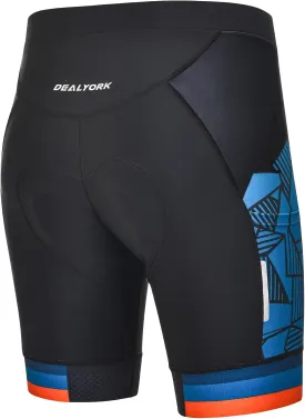 Padded Cycling Shorts Men's Cycling Underwear with 3D Padding Ergonomic Biking Bicycle Shorts Shock Absorbing Sweat Absorbing