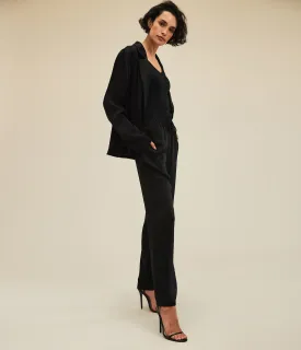 Sanji Hammered Satin Drawstring Pant