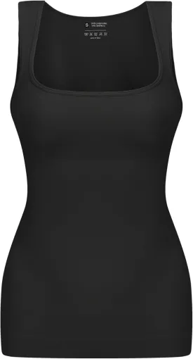 Tummy Control Shapewear Compression Tank Tops for Women Seamless Square Neck Body Shaper Camisole